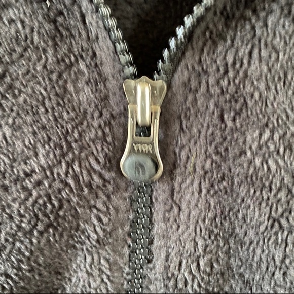 The North Face Black Fleece Jacket Osito Fuzzy Teddy Coat Full Zip Womens Small - Picture 6 of 10